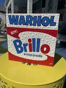 Brillo Box-Double Sided (Inspired By Andy Warhol)Artist Is DBK Palm Springs, Ca.