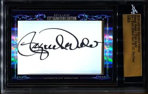 2014 Leaf Cut Signature RAQUEL WELCH & ELLIOT GOULD Cut Auto #1/1 Hollywood Dual - Bild 1 von 2