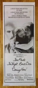 COMING HOME - Her Husband Is At War, She Has Affair - 1978 Poster Insert 36x14" - Bild 1 von 1