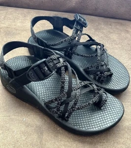 Chako ZX/2 klassische Damensandalen Größe 6 schwarz/grau - Bild 1 von 9