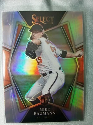 2022 Panini Select Holo Silver Prizm #120 Mike Baumann (RC) Orioles - Bx3 - Image 1 of 2