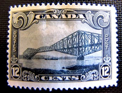 156 12c QUEBEC BRIDGE MHM OG (852) - Image 1 of 2