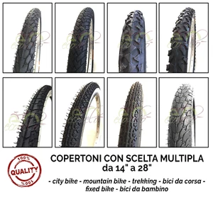 MULTIPLA 2 COPERTONI 2 CAMERE D'ARIA TUTTE LE MISURE E COLORI PER BICI CICLO - Foto 1 di 1