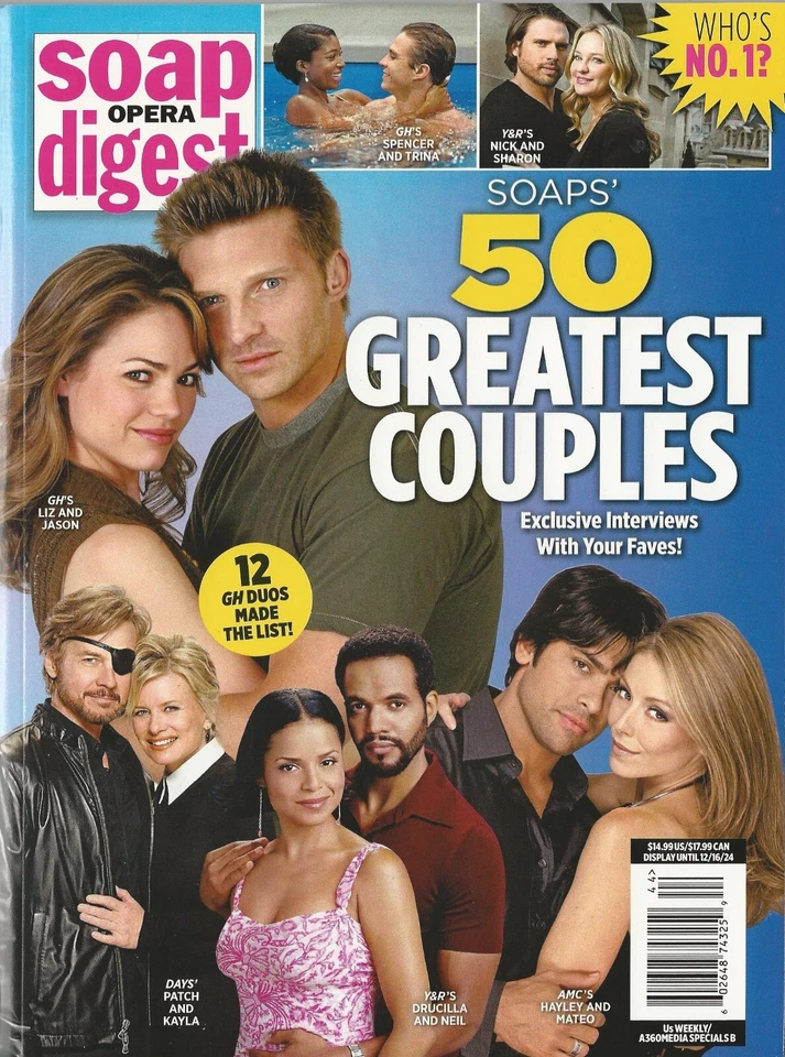 Soap Opera Digest Special Soap's 50 Greatest Couples NM Collector's Issue - Image 1 of 1
