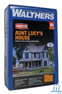 Walthers 933-3651 Aunt Lucy's House Kit HO Scale Train - Image 1 of 2