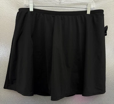 Falda de Natación Torrid Para Mujer Talla Grande 2X Falda de Natación Negra con Bolsillo Pantalones Cortos Nueva con Etiquetas Foto 1 de 4