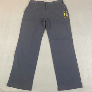 Under Armour Pants Mens 34x32 Black Golf Chino All Season Relaxed Straight - Picture 1 of 13