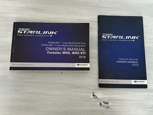 2018 Subaru Forester WRX and STI Starlink Navigation Multimedia Owners Manual - Foto 1 di 3