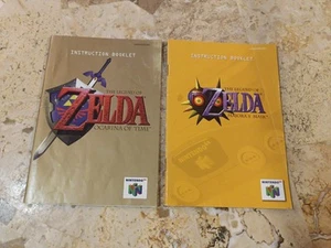 Manuals: THE LEGEND OF ZELDA OCARINA OF TIME + MAJORA'S MASK ✨Nintendo 64 N64 - Picture 1 of 6