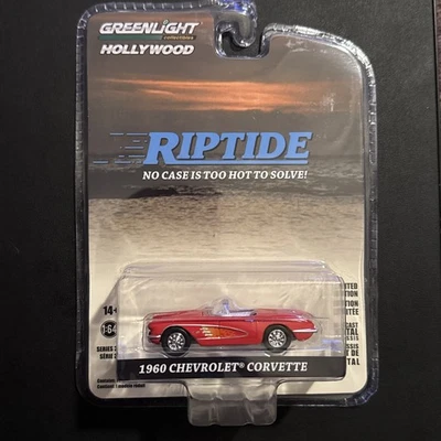 Chevrolet Corvette Hollywood edição limitada RIPTIDE Greenlight 1960 Series 34 1:64 - Imagem 1 de 3