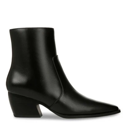 Franco Sarto Size 6 Vittorio Black Leather Pointed Ankle Boots NEW Women's - Image 1 of 4