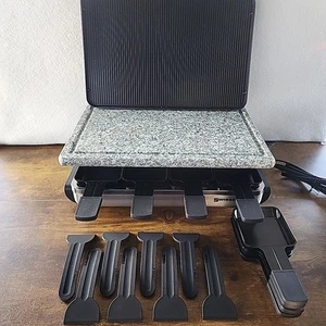 Swissmar Stilfserjoch 8 Personen Granit Stein + Raclette Grill Edelstahl KF77081 - Bild 1 von 10