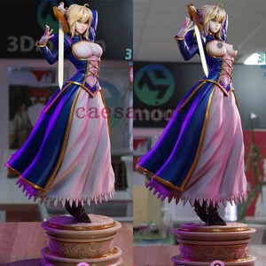 Saber Fate 3D Printing Figure Unpainted Model GK Sculpture Blank Kit - Picture 1 of 13