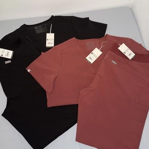 Figs Scrubs Sets Size Large - 2 Casma Tops & 2 High Waist Kade Cargo Pants - Imagen 1 de 24