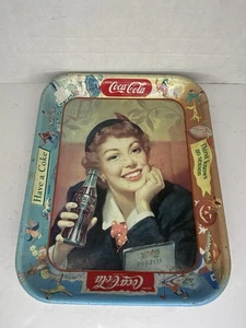 Vintage 1950’s Coca-Cola Coke Serving Tray "Thirst Knows No Season" - Picture 1 of 3