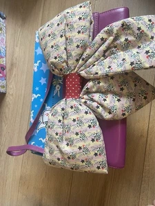 Irregular Choice Tea And Cake Bunny Bow Matching Bag Pink And Yellow - Picture 1 of 3
