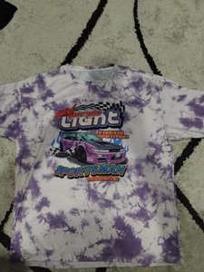 Purple Dye Race Car Shirt Size XL - Picture 1 of 3