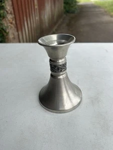 Vintage Pewter Candlestick Holder - Picture 1 of 4