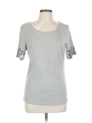 Camiseta Newport News Mujer Plateada Manga Corta L Foto 1 de 4