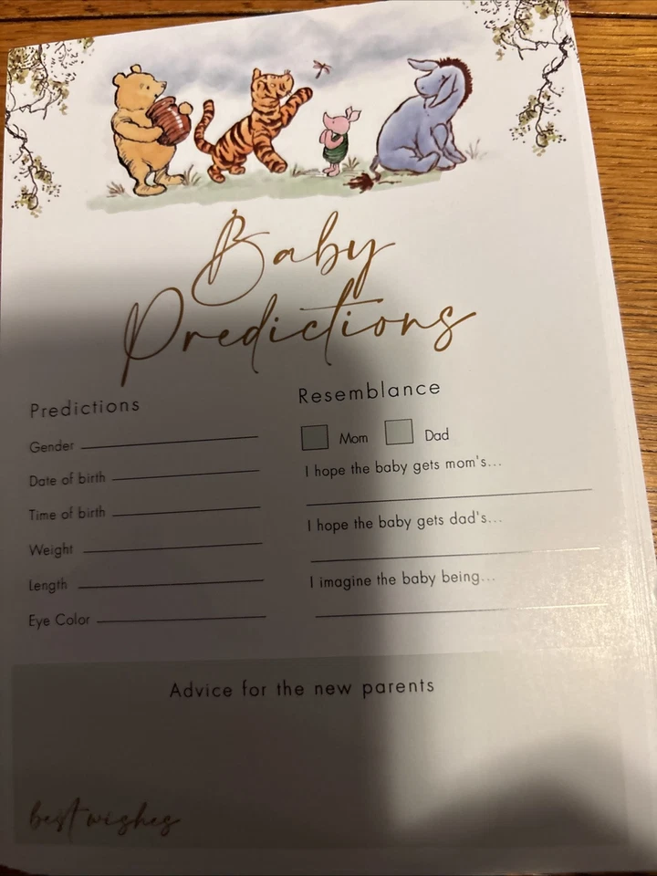 Pack de 5 juegos de baby shower Winnie The Pooh Foto 1 de 4
