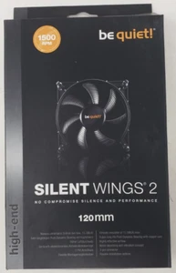 Be Quiet! Silent Wings 2, 120mm, 1500 RPM Case Fan - Ships Today! - Picture 1 of 4