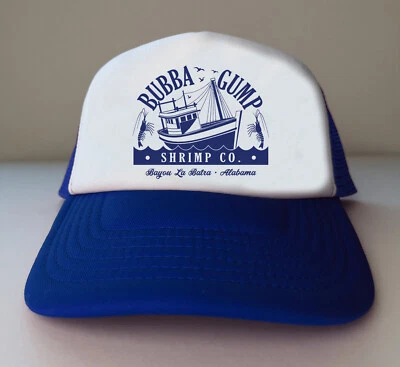 Bubba Gump Trucker Snapback Hat |  Forest Gump Retro Classic 90s Film Cap - Image 1 of 2