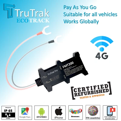 TruTrak 4G GPS Tracker FMT200 - Pay as You Go - Refurbished - Image 1 of 4