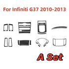 New 22Pcs Carbon Fiber Interior Decorative Kit Cover Trim For Infiniti G37 10-13