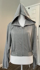 Puma Sweat Track Jogging Womens Light Gray Track Suit Hoody 2pc S - Picture 1 of 11