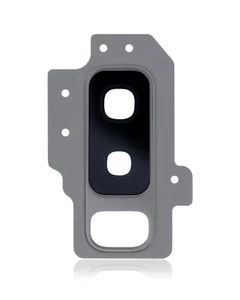 Lente para cámara trasera con soporte/bisel para Samsung Galaxy S9 Plus (gris) - Imagen 1 de 1
