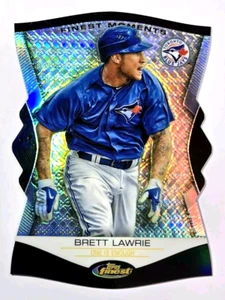 2012 Topps Finest Brett Lawrie Finest Moments Die Cut Toronto Blue Jays #FM-BL - Picture 1 of 2
