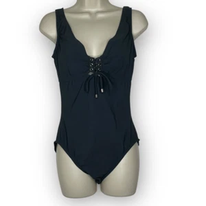 Karla Colletto Ventura V Neck Silent Underwire One Piece Swimsuit Women’s Size 1 - Picture 1 of 13