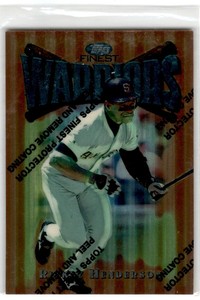 1997 Topps Finest Rickey Henderson Warriors San Diego Padres #63