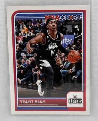 Terance Mann 2023-24 Panini NBA Hoops #130 Los Angeles Clippers - Image 1 of 2