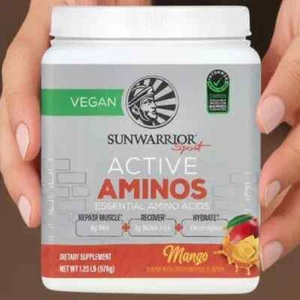 Sunwarrior, Sport, Active Aminos, Mango, 1.25 lb (570 g) - Picture 1 of 2