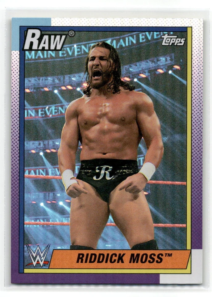 2021 Topps Heritage WWE Rainbow Foil Pick Your Card - Image 1 of 1