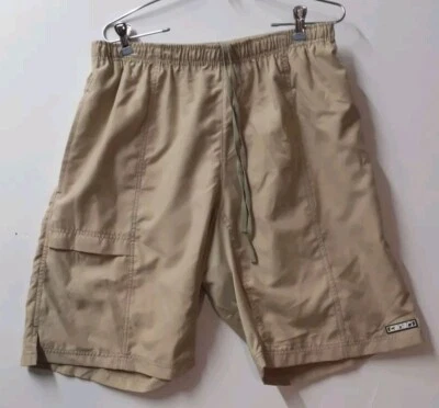 Pantalones Cortos de Ciclismo Para Hombre Grandes Canari Beige Acolchados, Cintura Elástica, Forrados, Bolsillo Foto 1 de 4