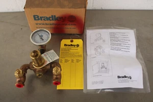 NEW Bradley S19-2000GR EFX Thermostatic Mixing Valve 8 GPM Universal Mount - Picture 1 of 4