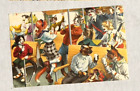 Mainzer # 4755 Fantasy Teenage Cat Sock Hop Vintage 50'S-60'S Postcard Worldship