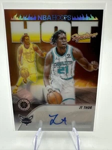 2023-24 Panini NBA Hoops Premium Stock - Hot Signatures JT Thor Hornets - Picture 1 of 2