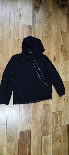 VETEMENTS Abbigliamento donna felpe con cappuccio blusa maglione maglione nero taglia:1XL