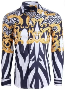 Men's Beautiful Azaro Uomo Shirt,Italian Style,Slim Fit  S L…...B1.B - Picture 1 of 8