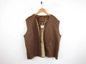 Vintage Jones & Higgins LTD UK Made Acrylic Pile Jacket Liner 1980's Size Large - Picture 1 of 11