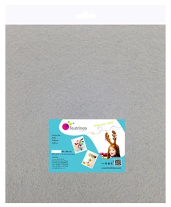 Filz 1 MM Polyester 45 X 50 CM Grau Mäuse - Bild 1 von 1