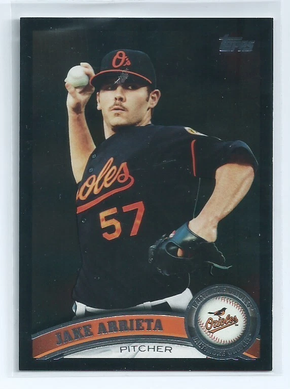 Jake Arrieta 2011 Topps BLACK Parallel Card #393 - Image 1 of 1