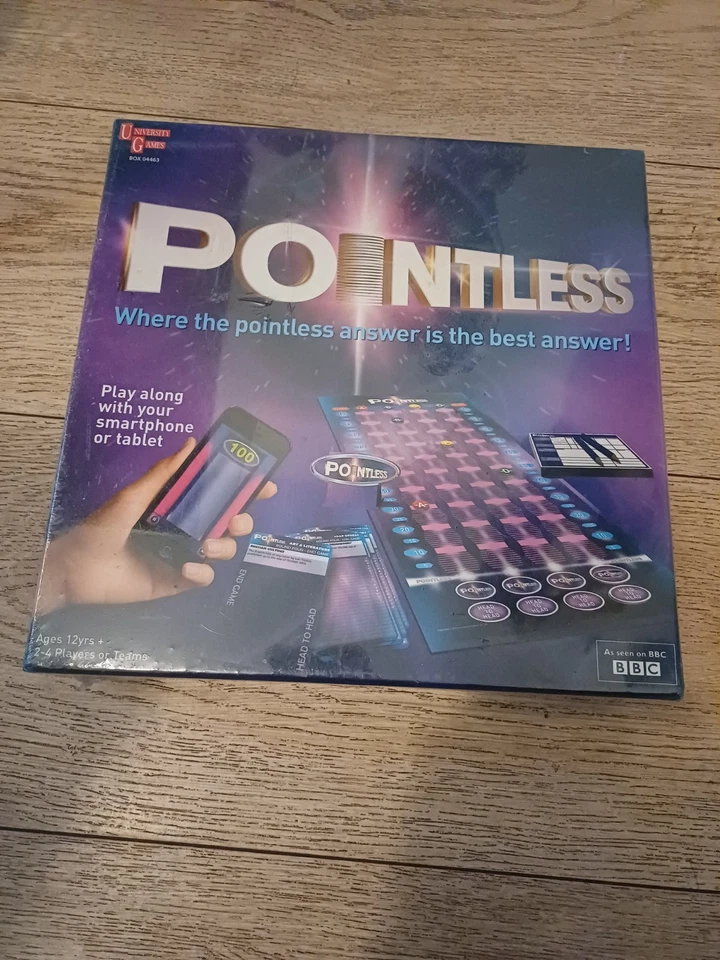 BBC Pointless Board Game  Where the Pointless Answer is the Best Answer! Sealed - Image 1 of 3