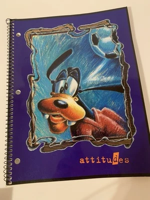 Cuadernos Espirales De Colección 1 Tema DISNEY Goofy Actitudes Años 90 Conjunto de 3 Nuevos Foto 1 de 4