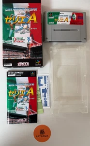 Super Formation Soccer 95 Nintendo Super Famicom SNES Game Boxed With Manual - Picture 1 of 12