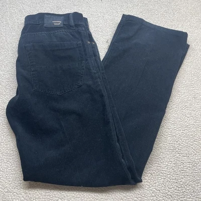 Pantalones Diesel Para Hombre 32 (36x32) Negro Pana Chino Bootcut Botón Mosca Ropa de Trabajo Foto 1 de 4