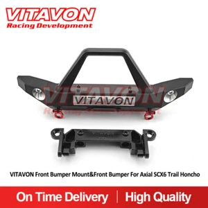 VITAVON Front Bumper Mount&Front Bumper for Axial SCX6 Trail Honcho 1/6 - Picture 1 of 5